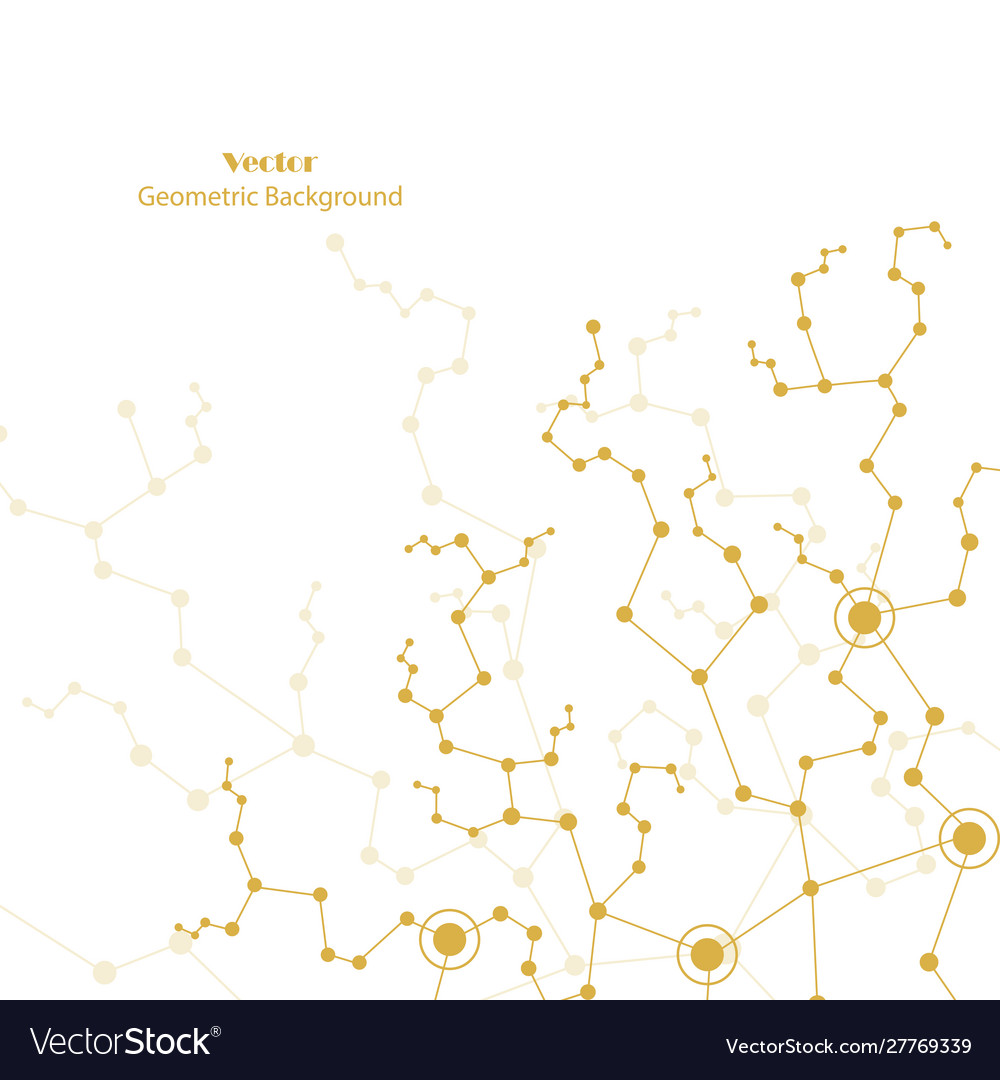 Connected Dots Abstract Background