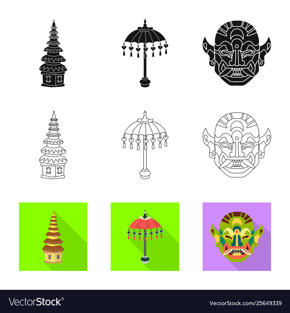 Isolated object and travel icon collection