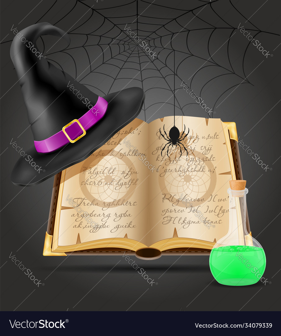 Magic objects for witchcraft witch