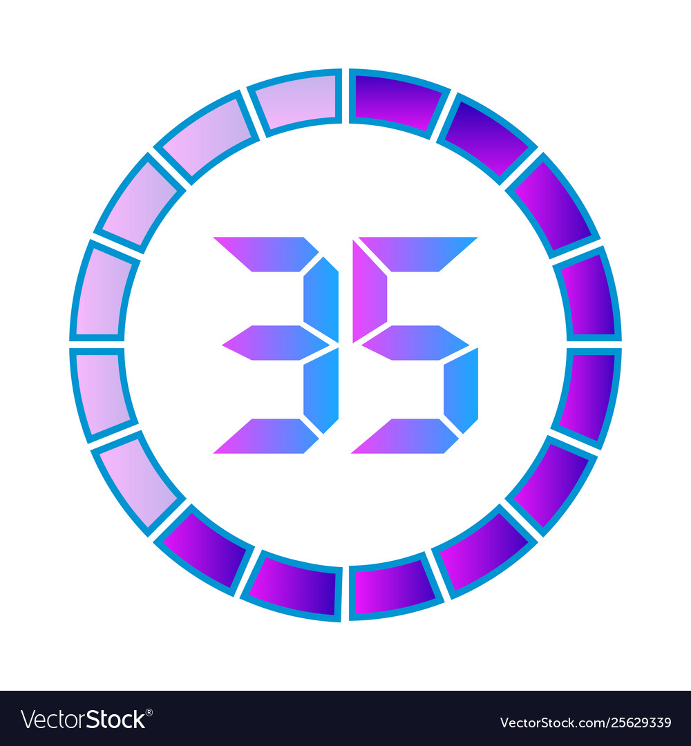 Minutes or seconds timer
