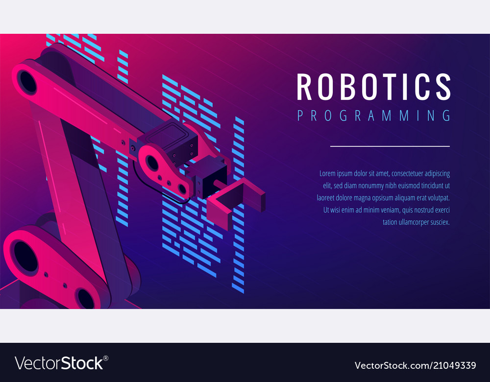 Robotics Automation Concept - Robot Arm