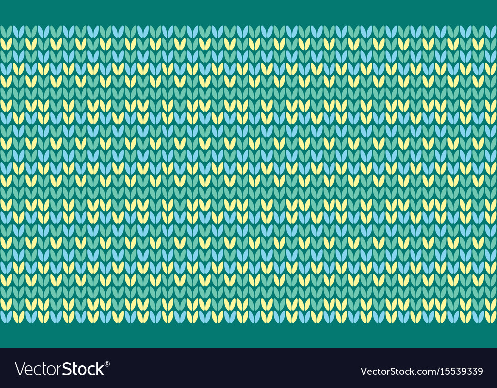 Simple concept knitted seamless pattern