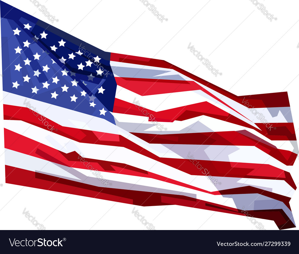 United States Flag Royalty Free Vector Image Vectorstock