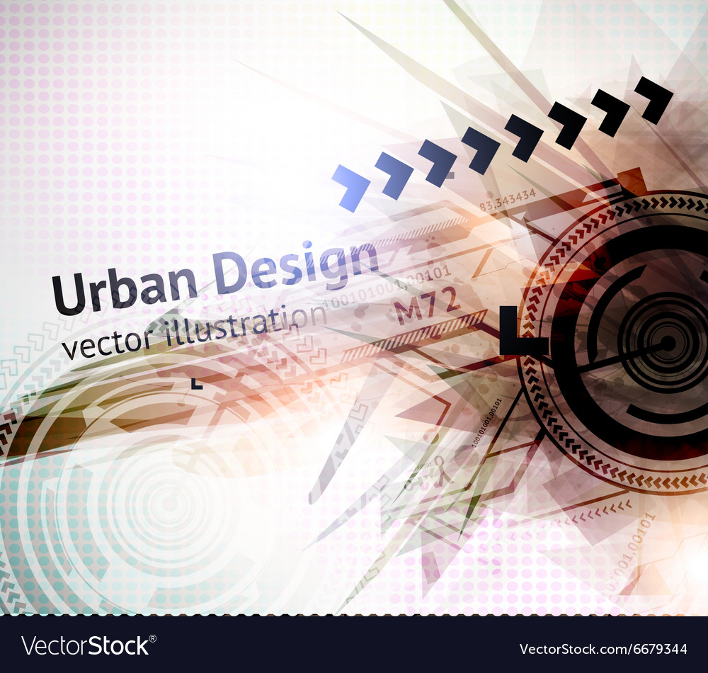 Abstract techno background