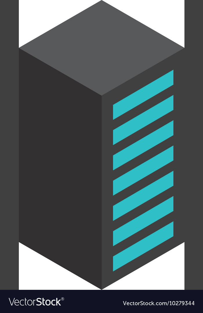 Computer cpu server icon