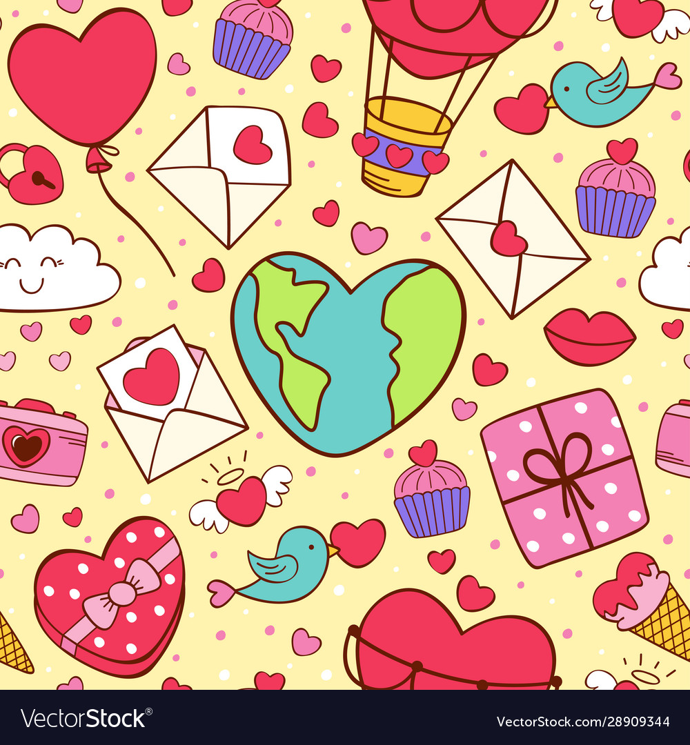 Romantic Love Heart Pattern