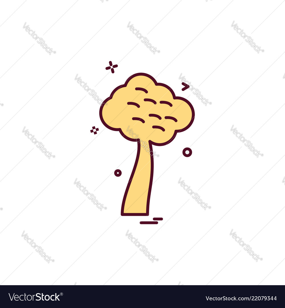 Tree icon design vector image Tree icon design