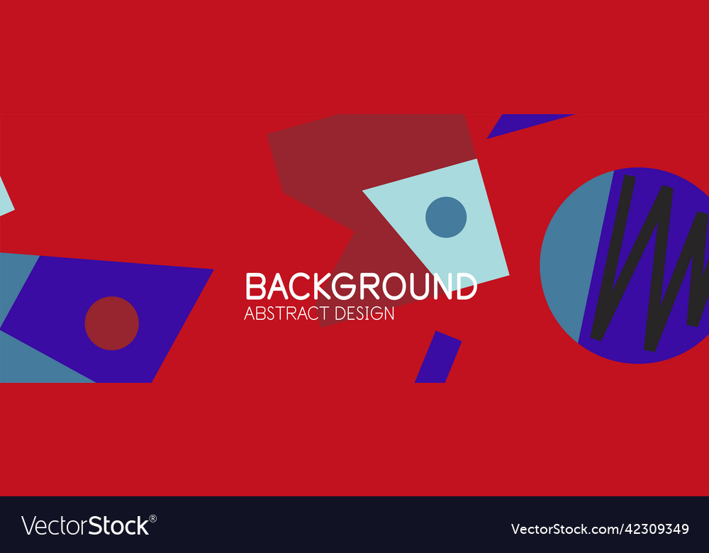 Abstract background with blocks lines geometric Vector Image Abstract background with blocks lines geometric
