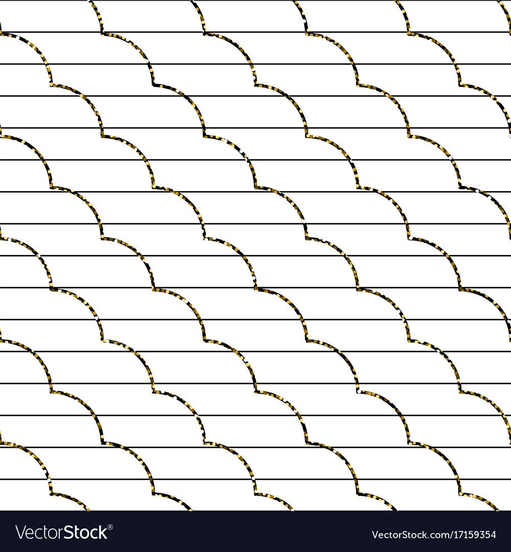 Abstract frill line diagonal pattern