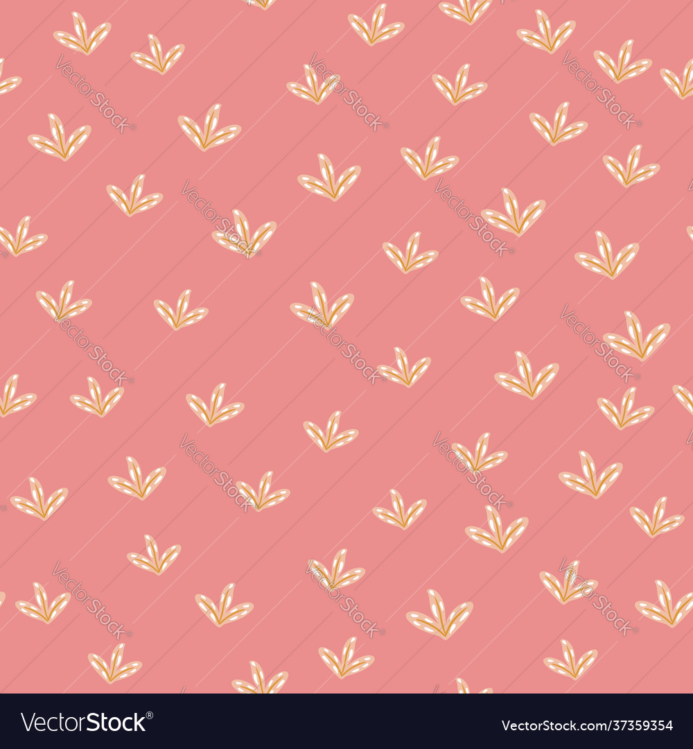 Botanic abstract seamless pattern with little vector image Botanic abstract seamless pattern with little
