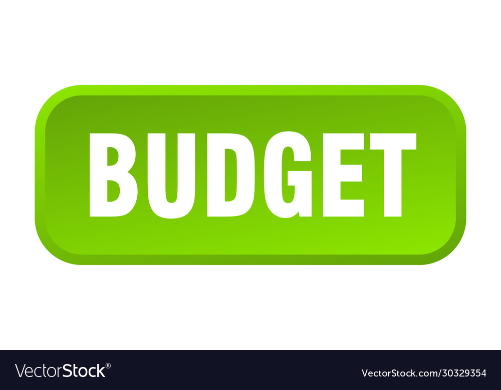 Budget button square 3d push
