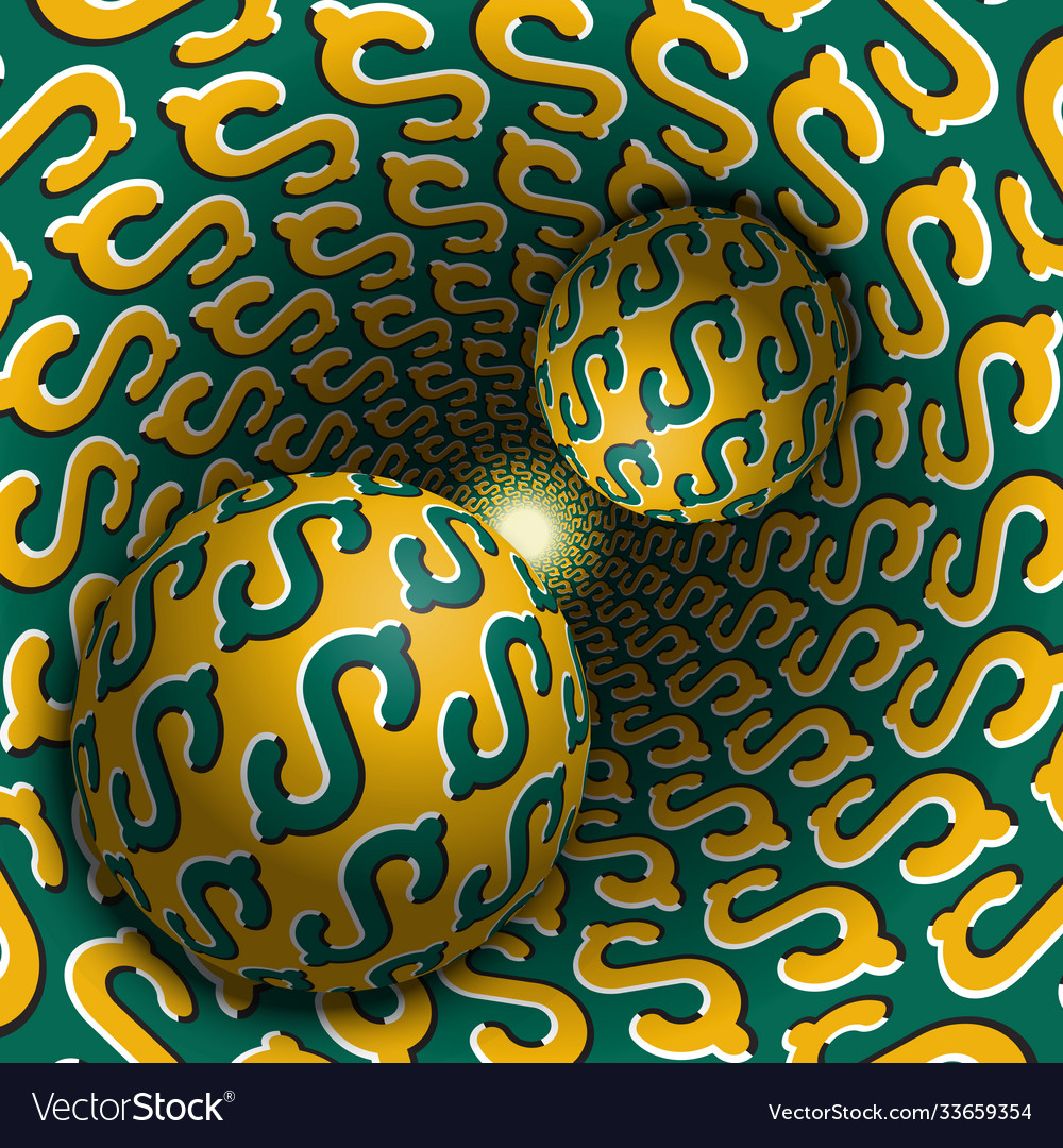 Dollar Sign Illusion - Spheres in a Hole