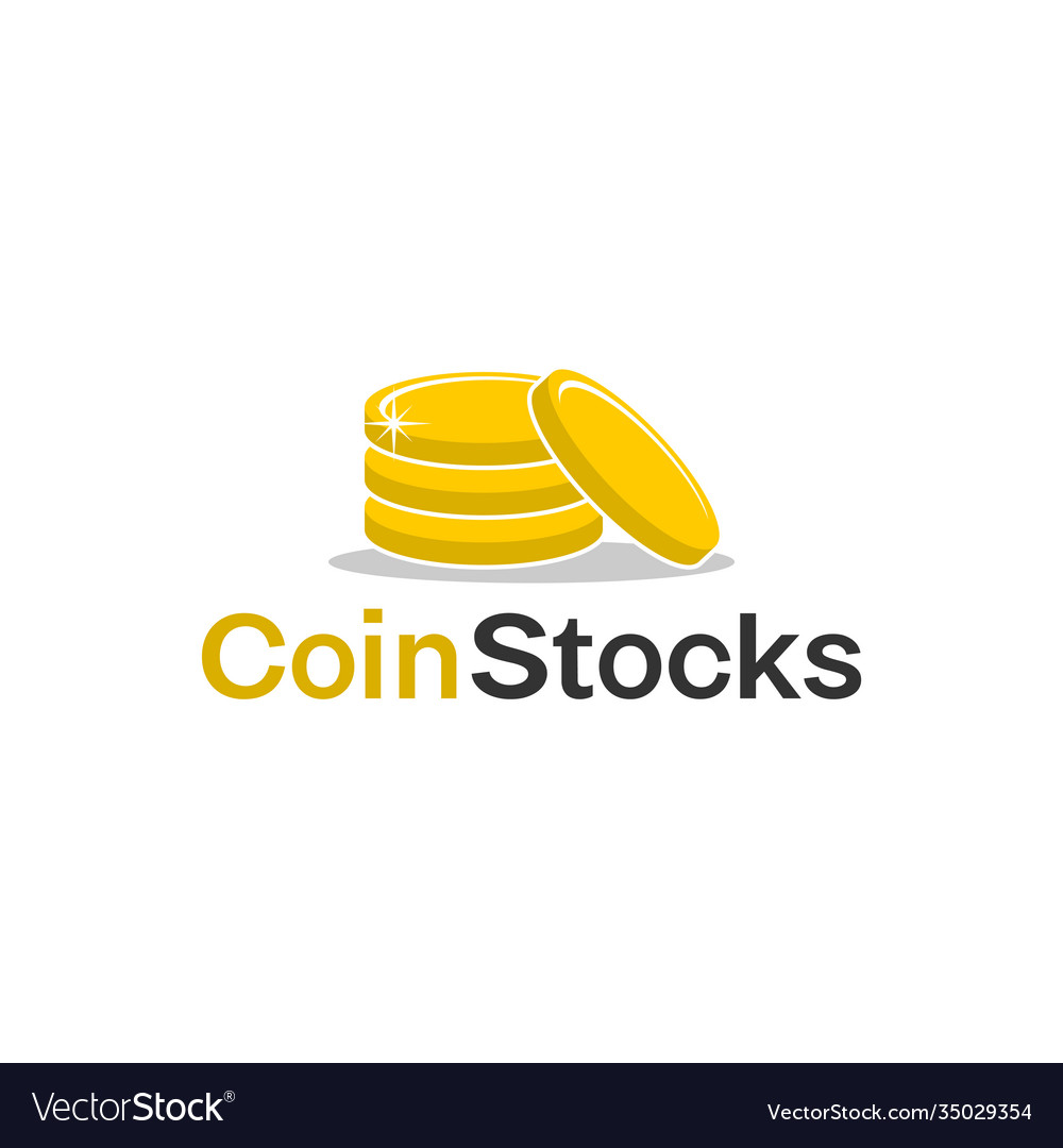 Gold coin currency fast funding modern business Vector Image