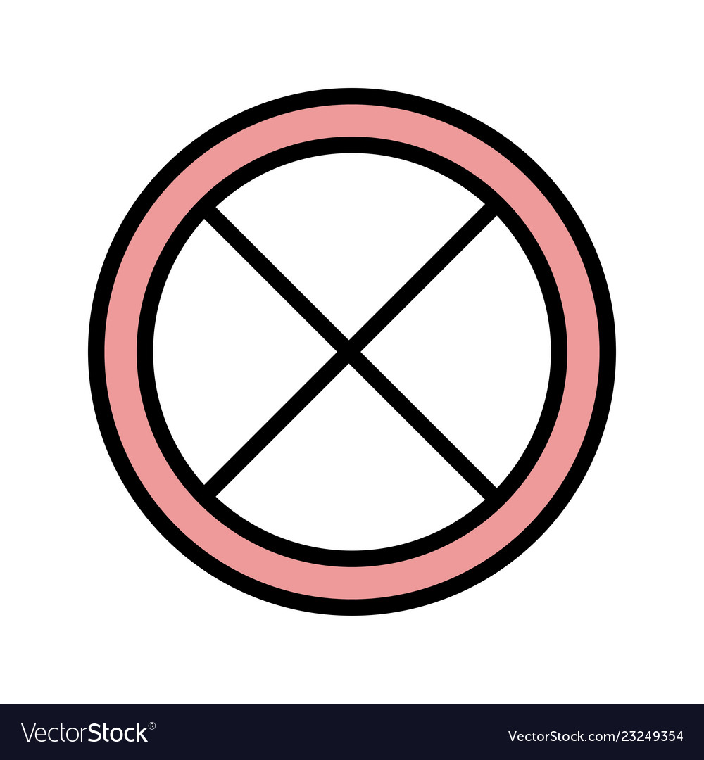 Road closed icon Royalty Free Vector Image - VectorStock