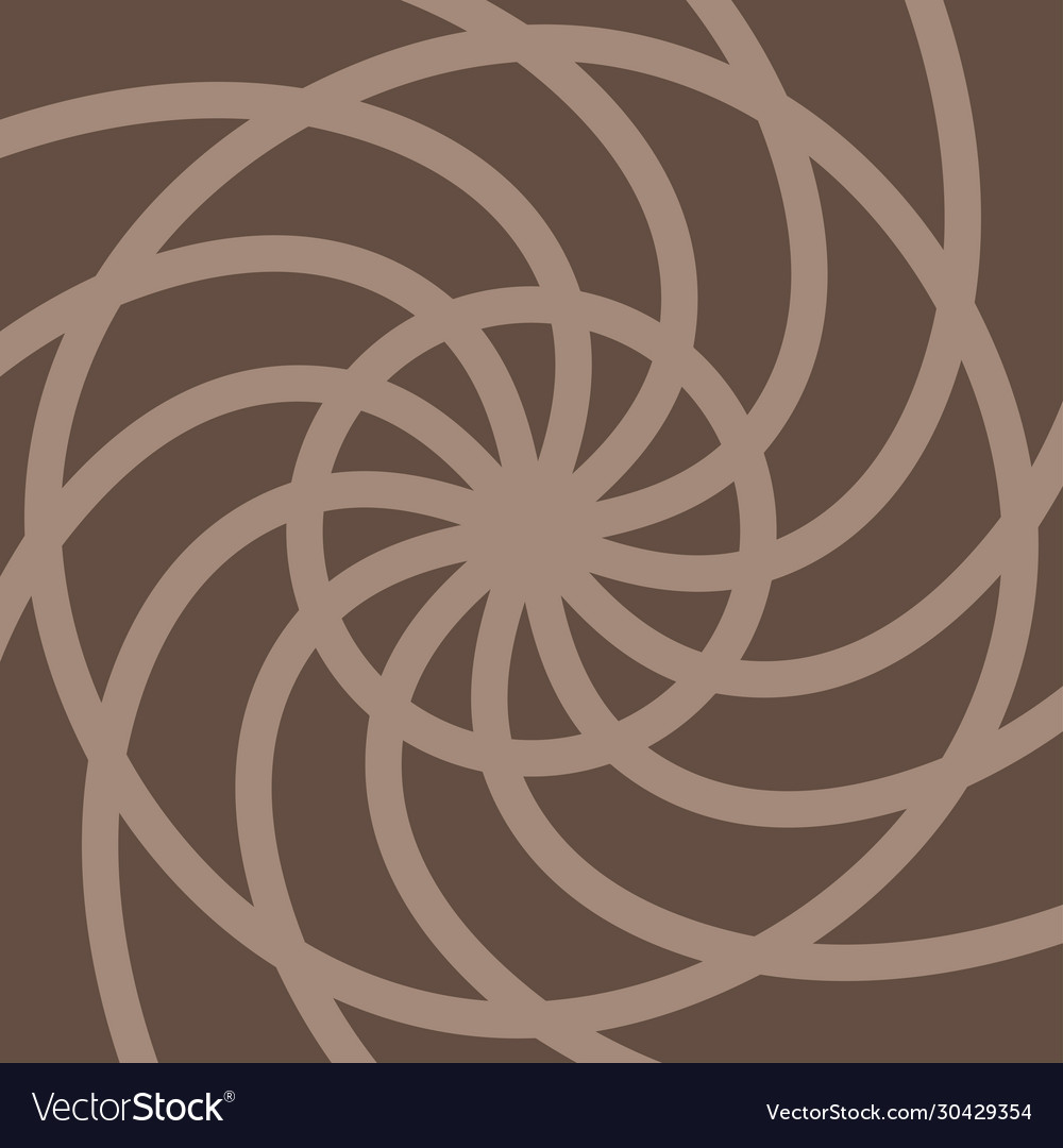 Round shapes swirl design template shell pattern vector image Round shapes swirl design template shell pattern