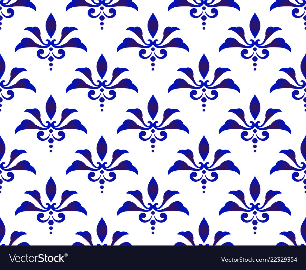 Royal blue pattern