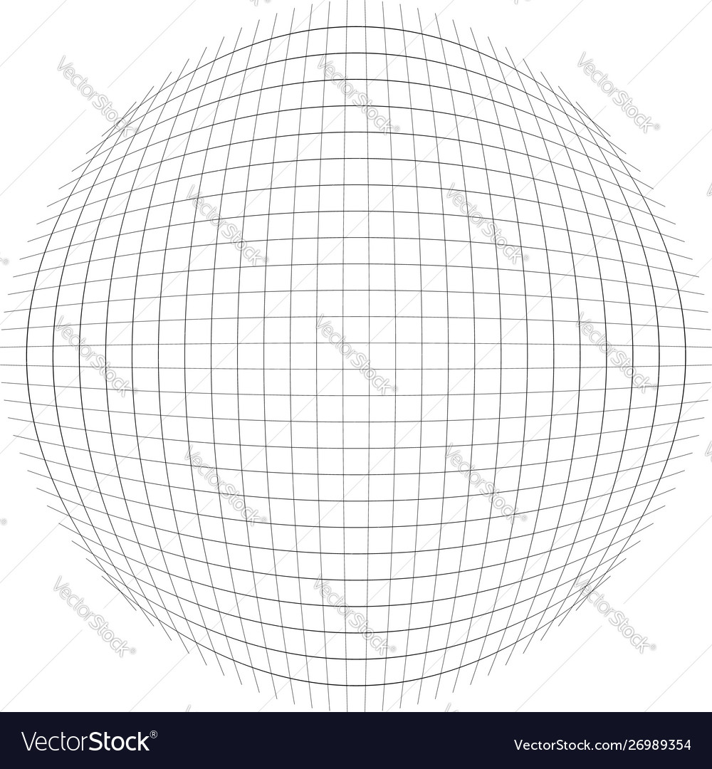 Wireframe sphere globe orb circle with mesh grid
