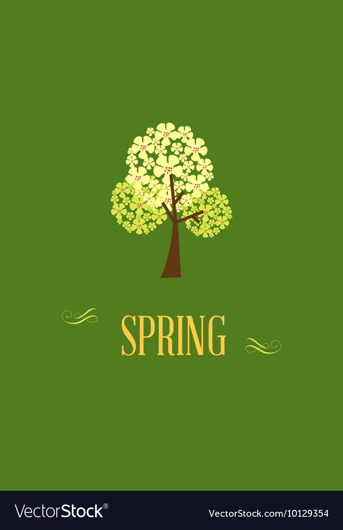 With spring tree