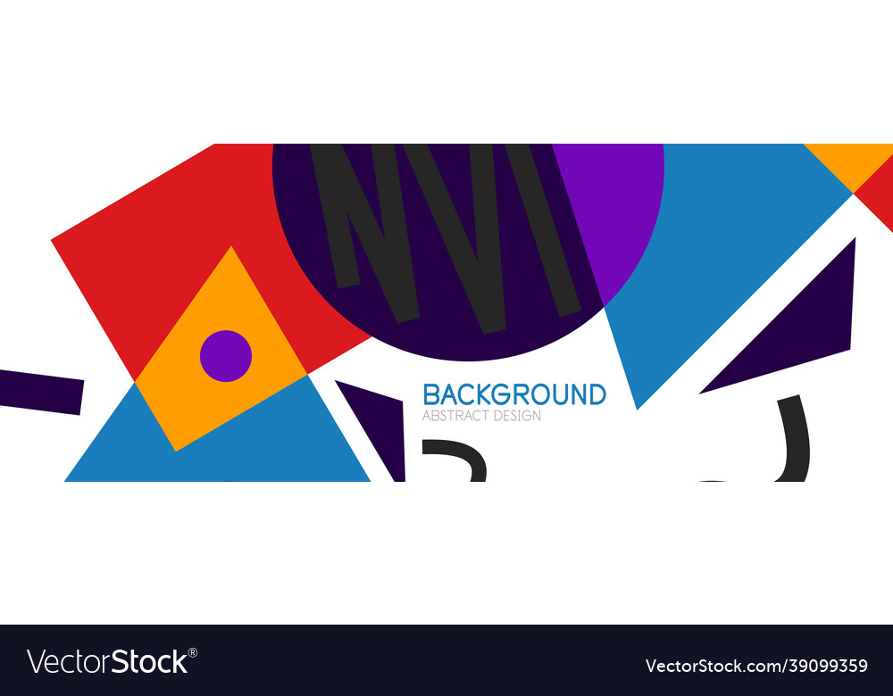 Abstract background blocks lines triangles