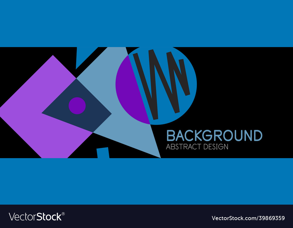 Abstract background blocks lines triangles