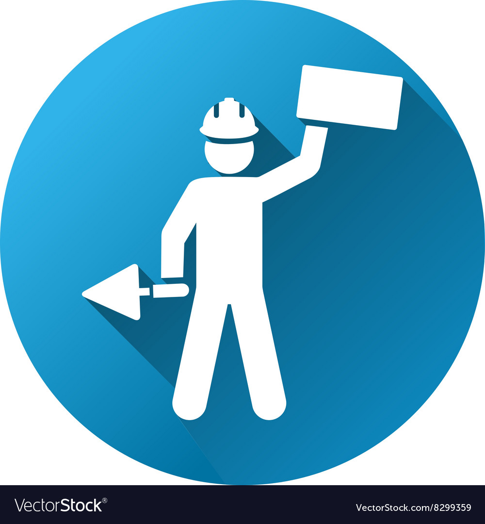 Builder gradient round icon