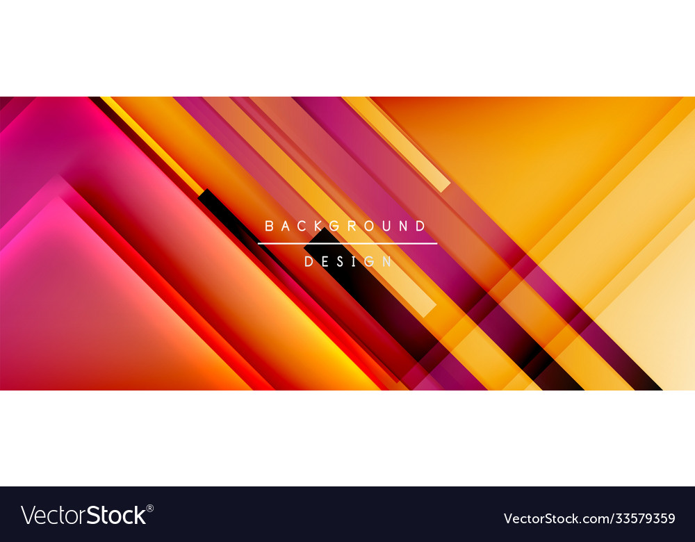 Dynamic lines on fluid color gradient trendy