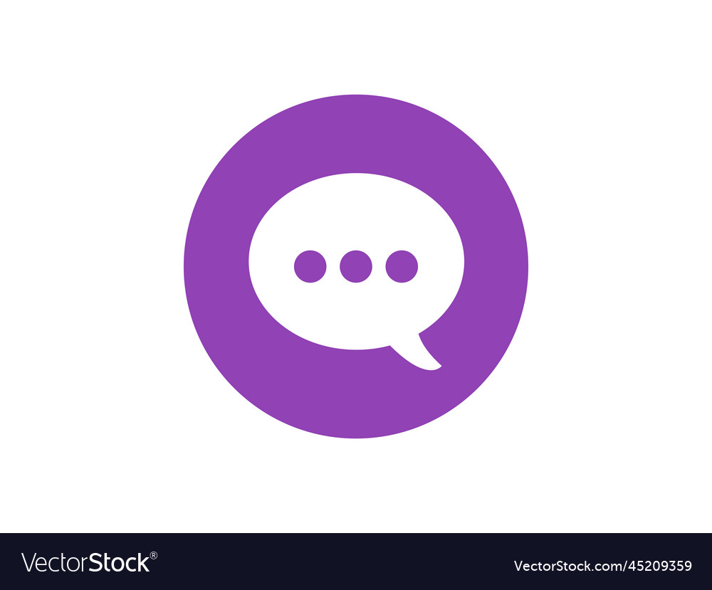 Message icon vector image Message icon