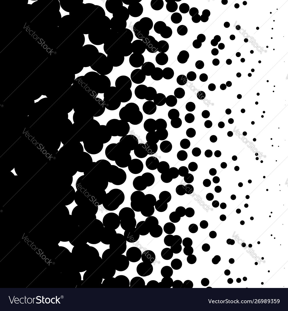 Random circles dots noise half-tone pattern Vector Image Random circles dots noise half-tone pattern