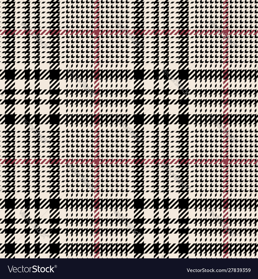 Seamless glen plaid pattern