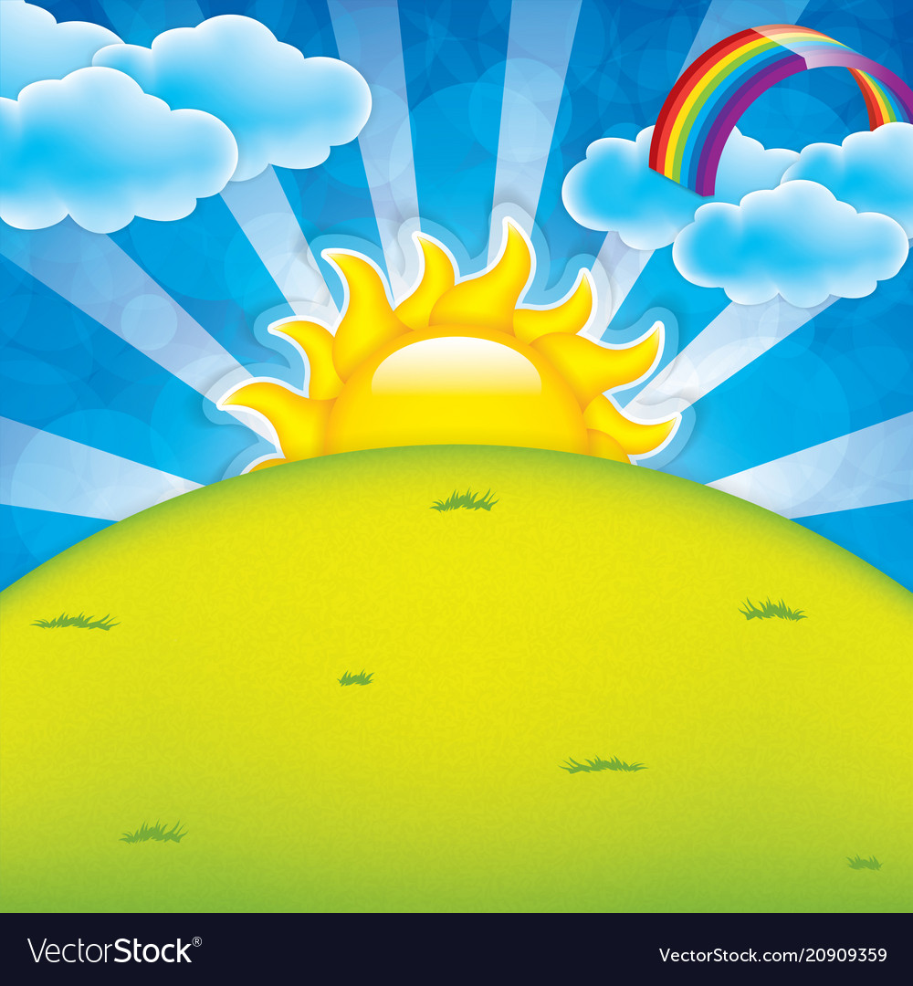 Spring frame vector image Spring frame