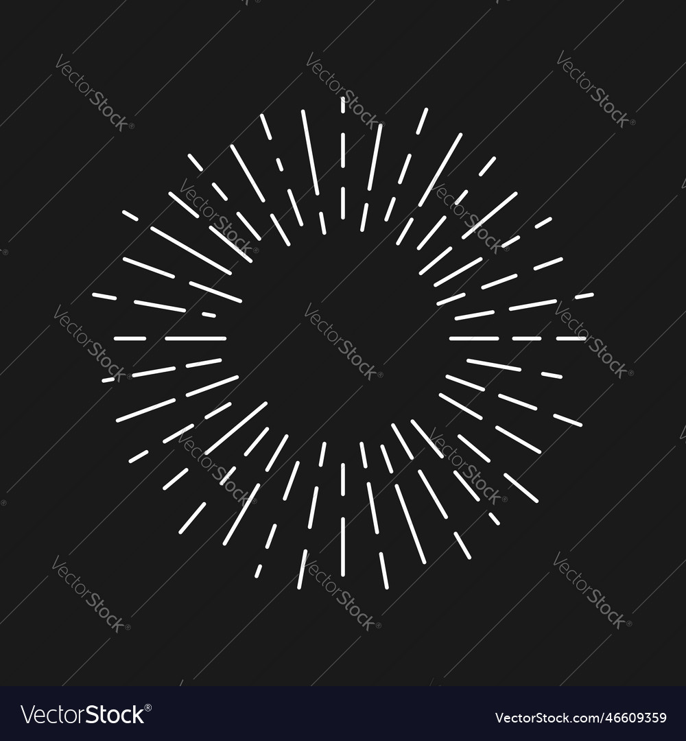 White rays Royalty Free Vector Image - VectorStock
