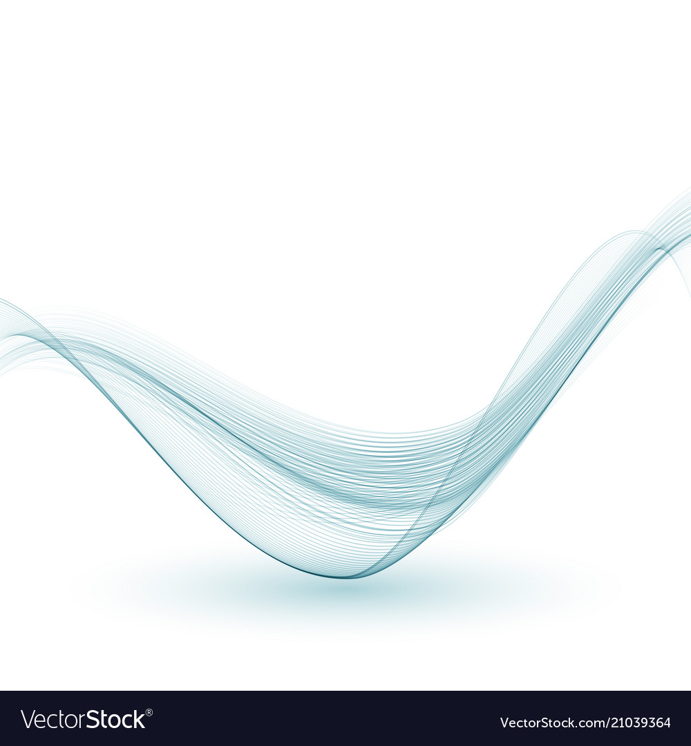 Abstract Blue Wave Motion