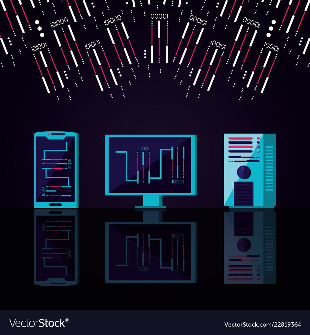 Computer desk with data center service