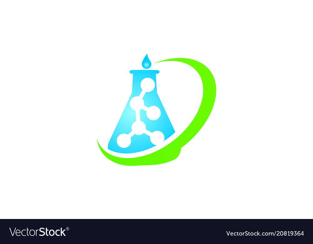 Global laboratory research Royalty Free Vector Image