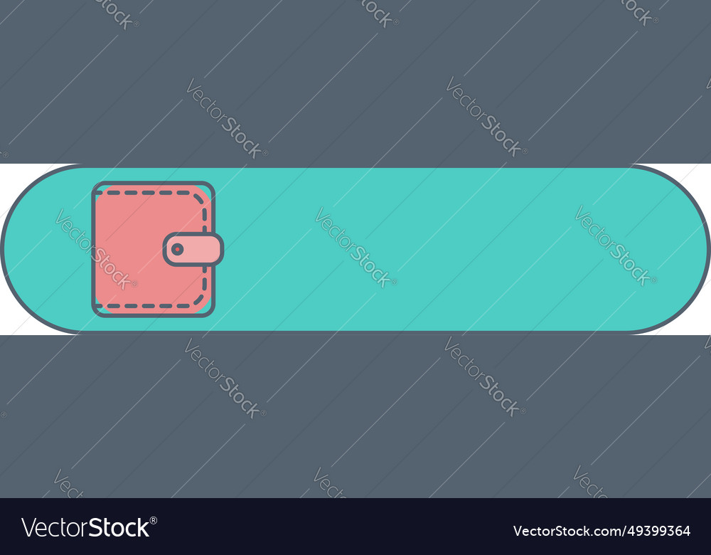 Green slider toggle with closed wallet symbol