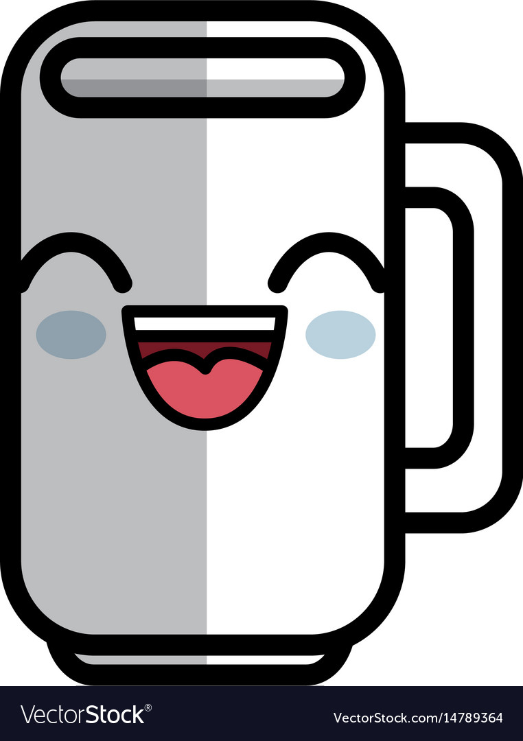 Kawaii Kaffeebecher-Symbol