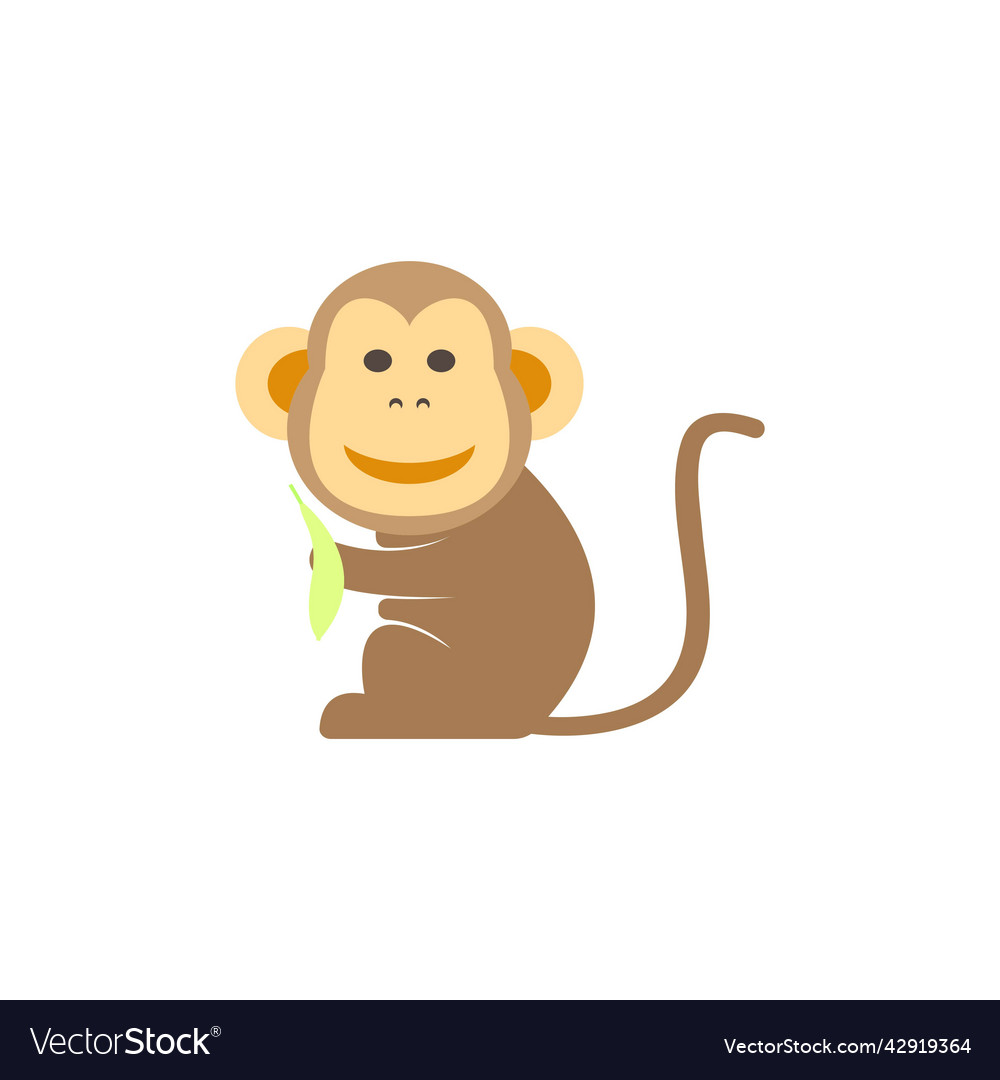 Monkey icon design element