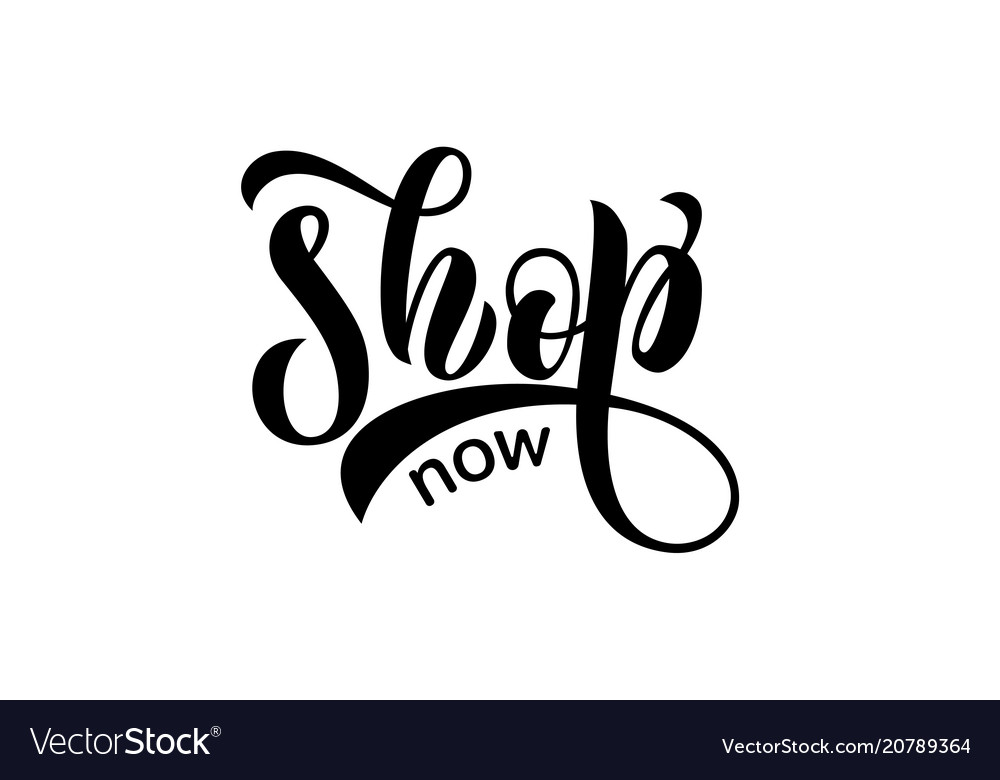 Sketched typography text as label online website