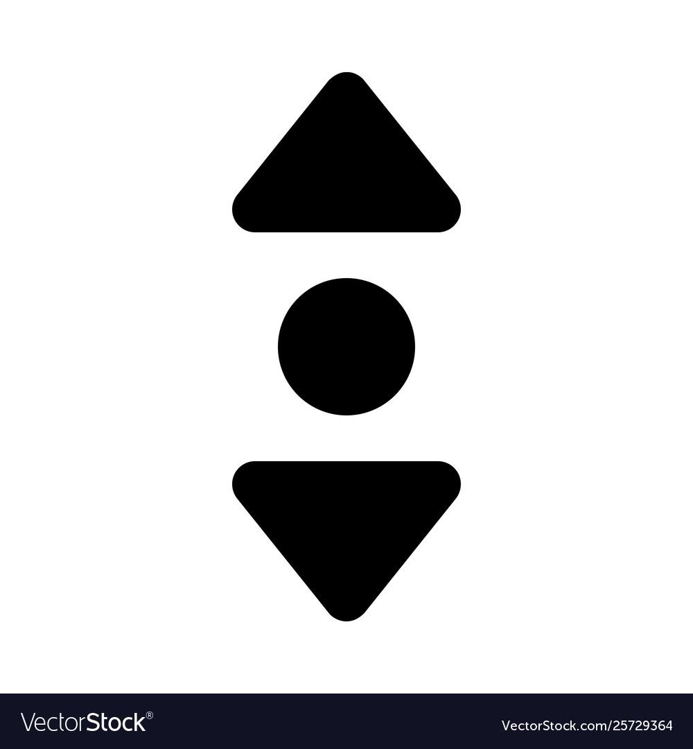 Up and Down Navigation Icons