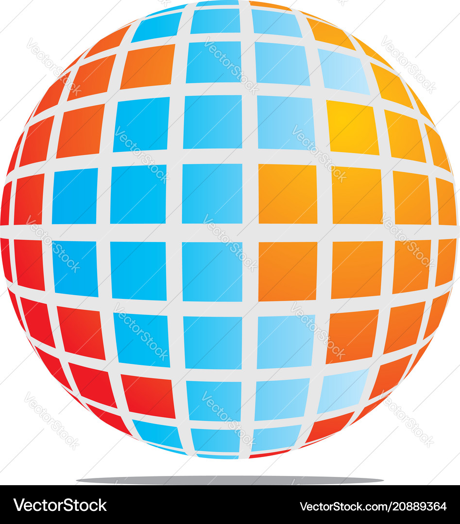 World logo template Royalty Free Vector Image - VectorStock