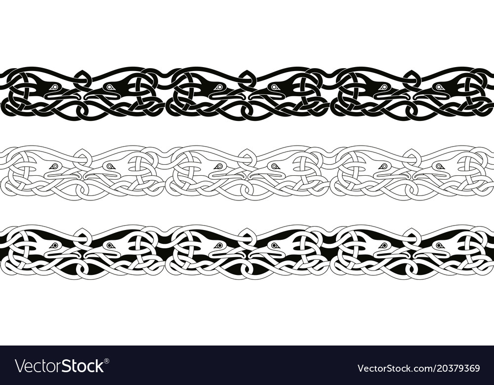 keltische nationale Ornamente