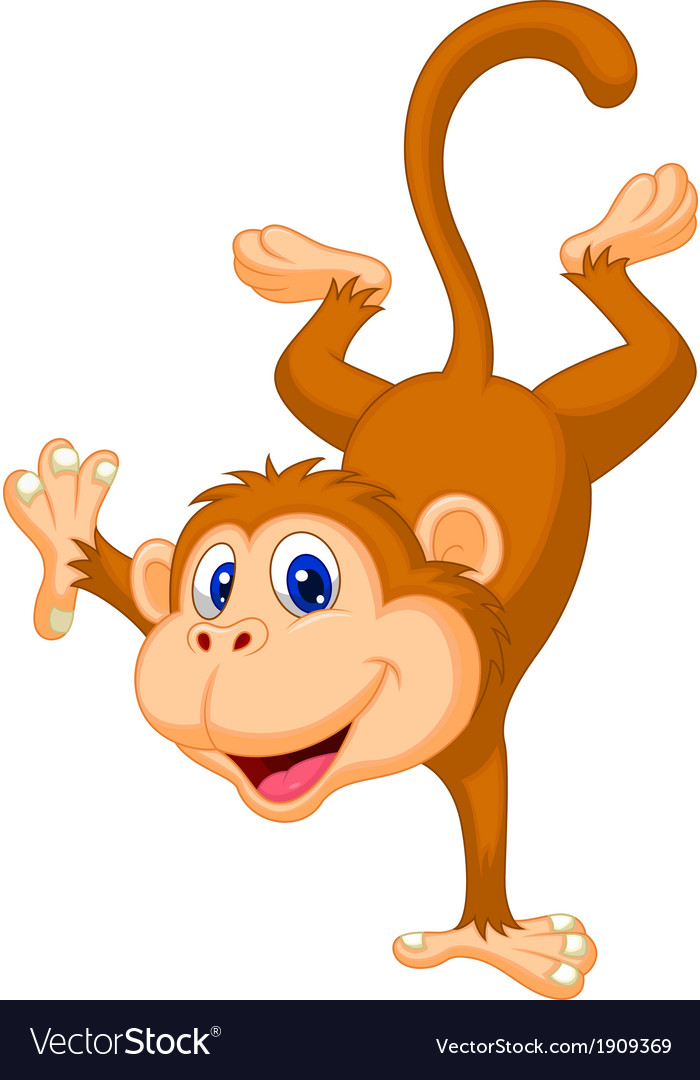 Girly Monkey Cartoon