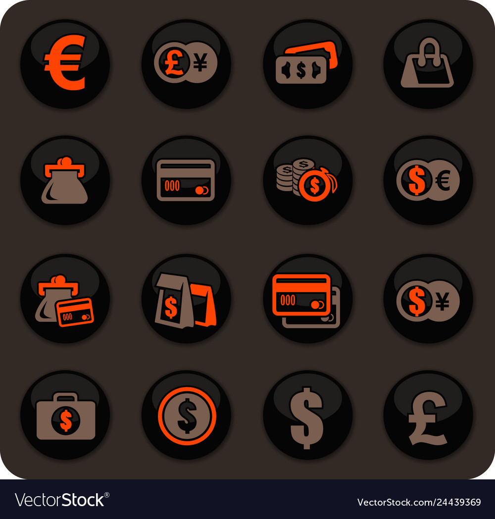 E-commers icons set
