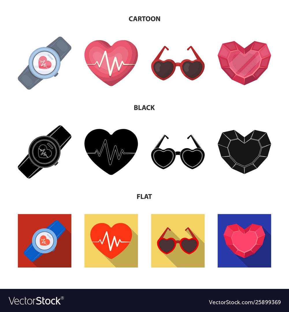 Isolated object abstract and shape sign set