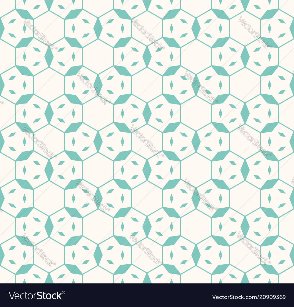 Lineares hexagonales Gitter geometrisches nahtloses Muster vector image Lineares hexagonales Gitter geometrisches nahtloses Muster