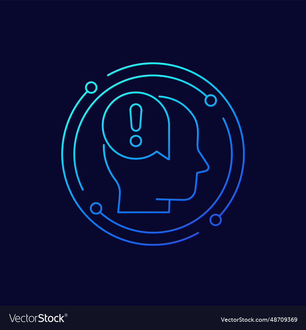 Mentale Störung psychologische Problem Ikone