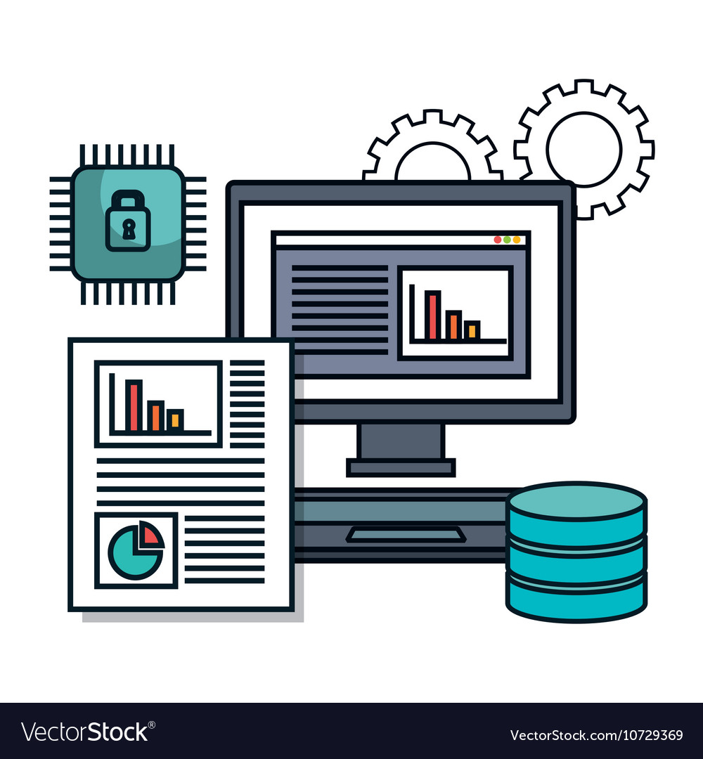 Pc computer data base document isolated