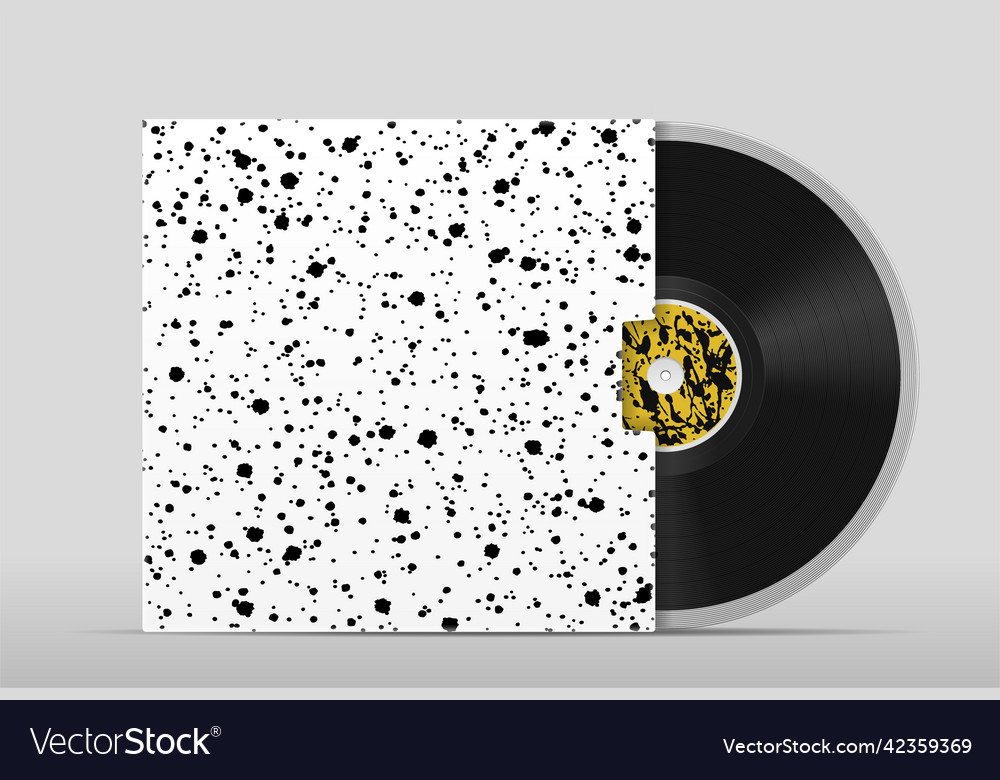 Vinyl record mockup