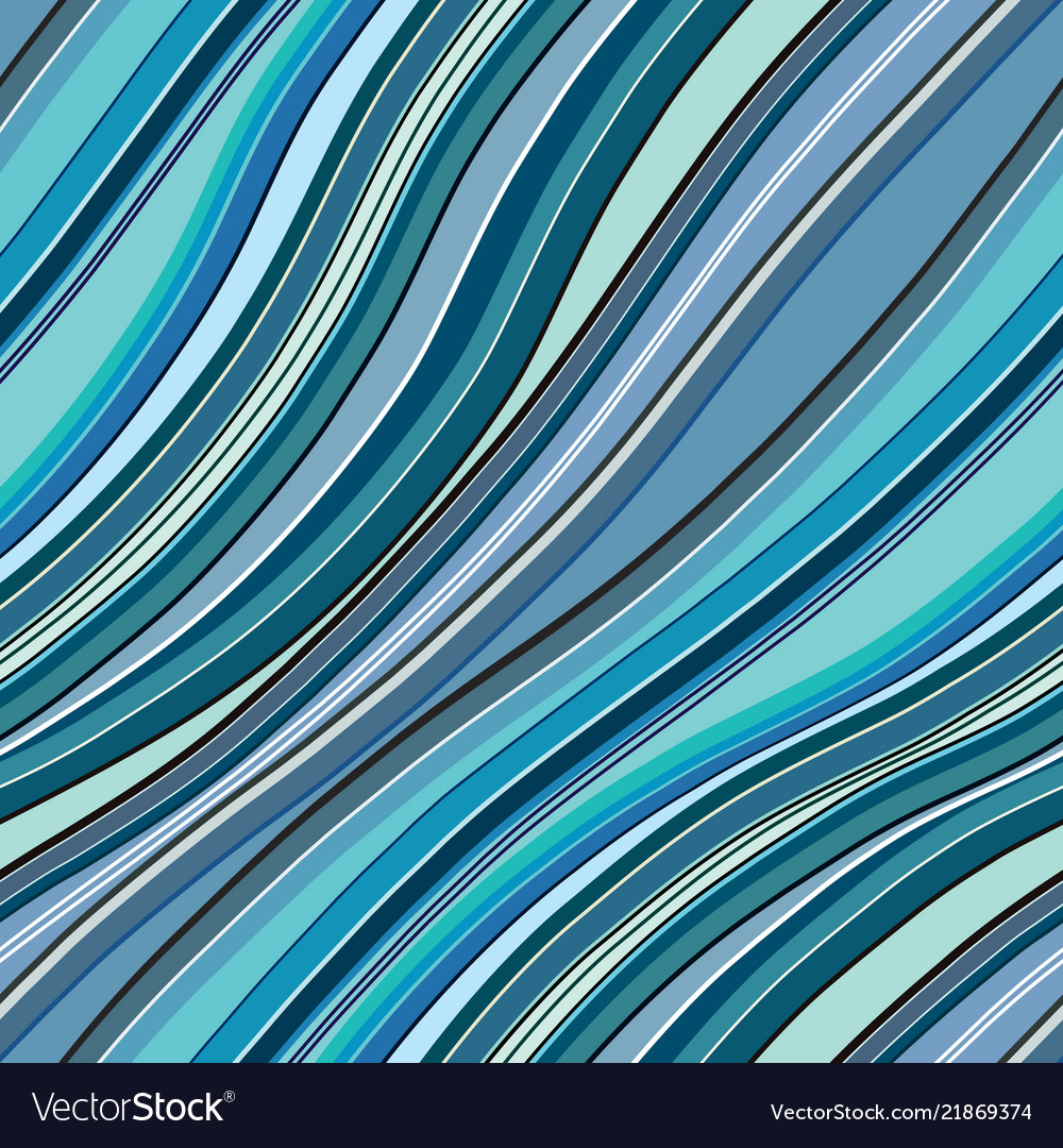 Diagonal Wavy Lines Pattern