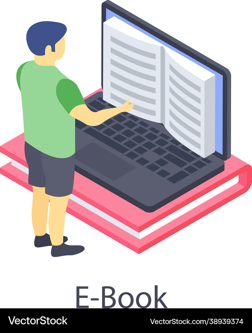 Elibrary Vector Element E library Royalty Free Vector Image - VectorStock